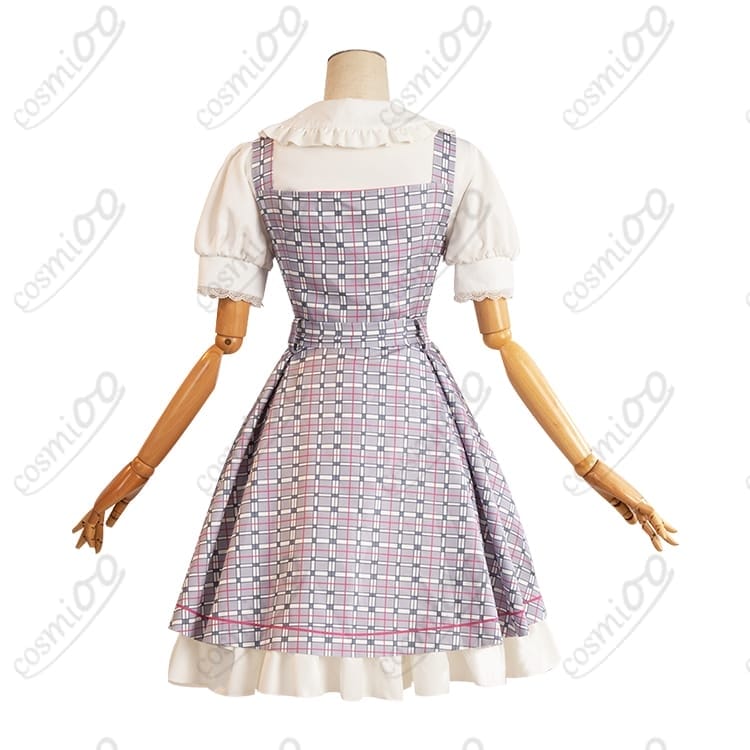 真愛の百合は赤く染まる 本庄真奈美/神崎愛実 コスプレ 私服風サロペットスカート - 4枚目の画像