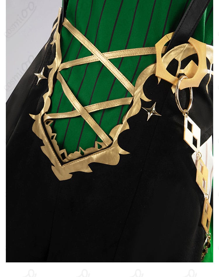 サトノクラウンコスプレ衣装の腰部装飾詳細 | 美しいディテールが特徴。