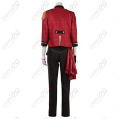 あんスタ「衣更真緒」コスプレ衣装 青ブレザー×赤チェック忠実再現 - 4枚目の画像（サムネイル）