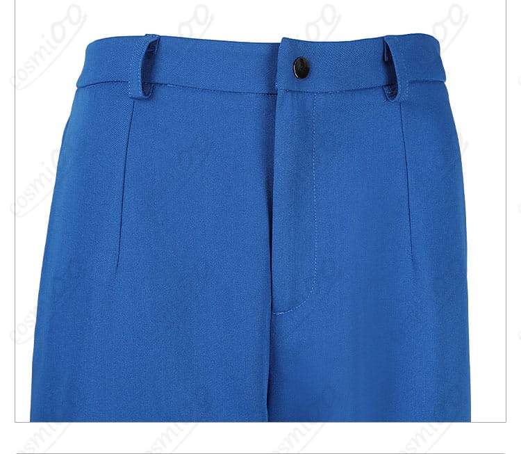 ジュビリー コスプレ衣装のパンツ装飾。衣装のスタイルに合わせたこだわりのディテール。
