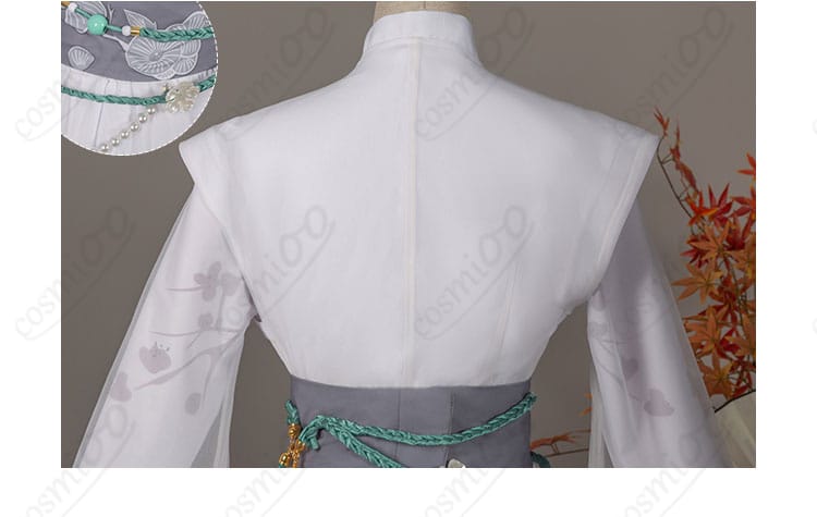 服装背面ディテール｜第五人格 骨董商 コスプレ衣装 墨韻