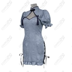 FAIRY TAIL ジュビア・ロクサー コスプレ衣装 チャイナ服風 髪飾り付き - 2枚目の画像（サムネイル）