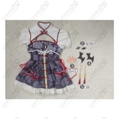 終わりのセラフ クルル・ツェペシ 中華風コスプレ衣装 高貴×ゴシックの融合デザイン - 5枚目の画像（サムネイル）