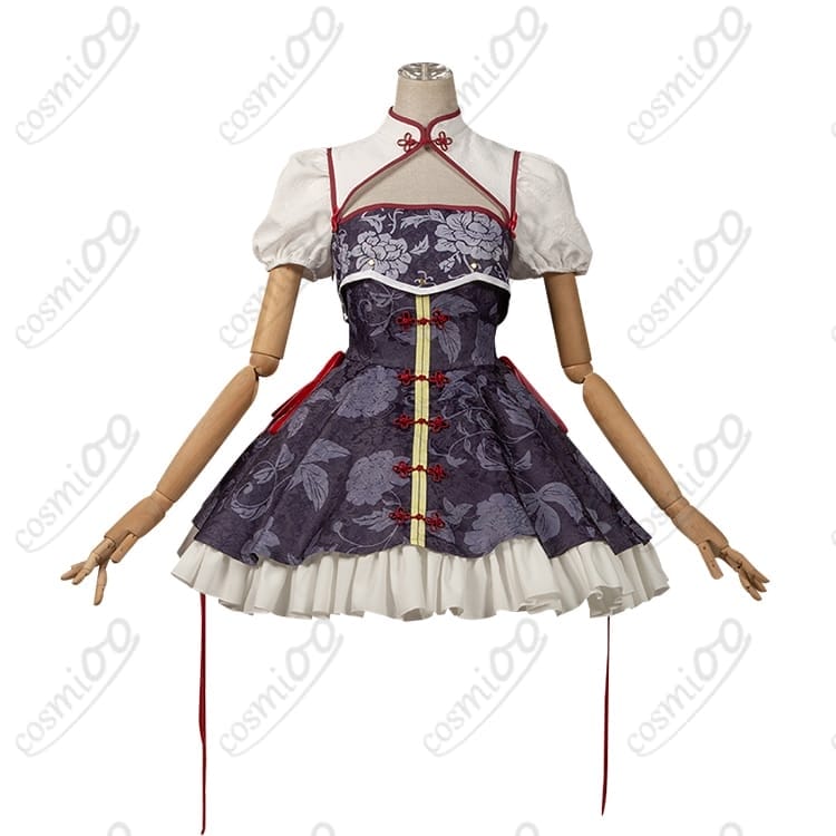 終わりのセラフ クルル・ツェペシ 中華風コスプレ衣装 高貴×ゴシックの融合デザイン - 1枚目の画像