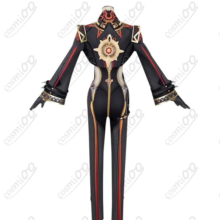 原神 マーヴィカ（炎神）コスプレ衣装｜高再現・赤と金の意匠で勇ましさを演出 - 3枚目の画像