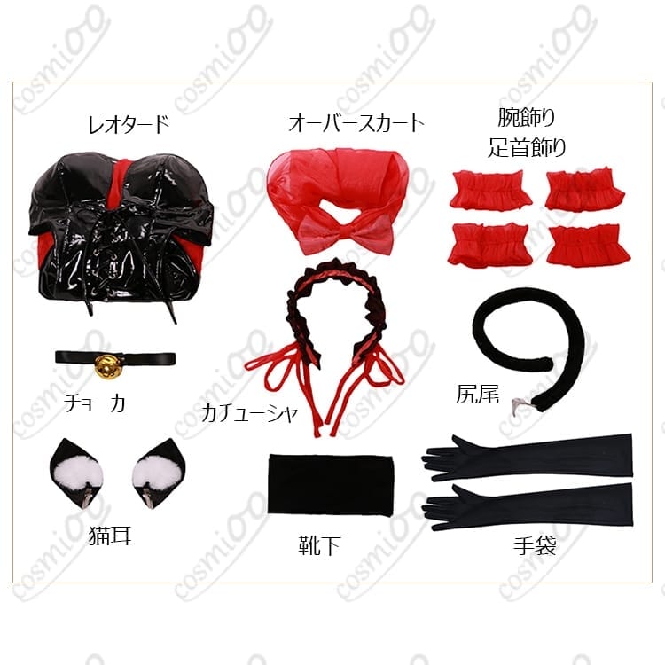デート・ア・バレット 時崎狂三 コスプレ衣装｜ゴシックドレス 高品質 フルセット - 5枚目の画像
