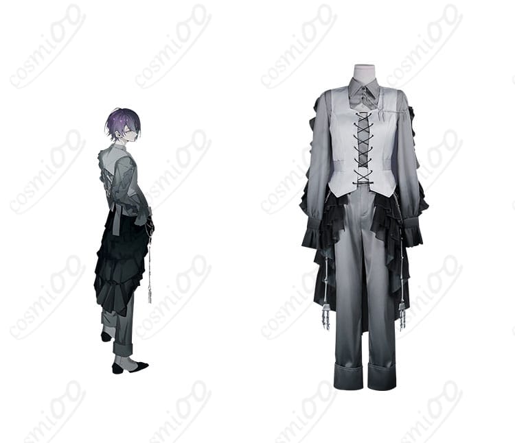 商品正面とキャラクターのイメージが融合したコスプレ衣装の写真 - プロジェクトセカイ 神代類 コスプレ衣装の魅力を全開！