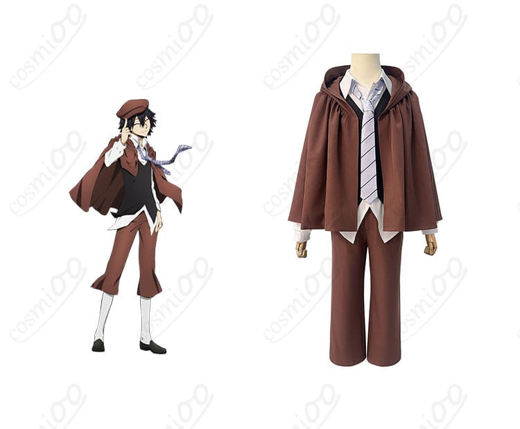 江戸川乱歩 コスプレ衣装とキャラクターの組み合わせ画像。忠実再現のコスプレ衣装。