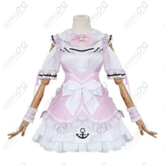 ホロライブ「湊あくあ」メイド服コスプレ衣装｜パステルピンク×錨モチーフ高再現 - 1枚目の画像（サムネイル）