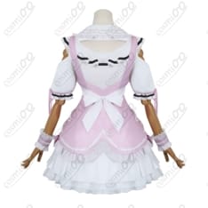 ホロライブ「湊あくあ」メイド服コスプレ衣装｜パステルピンク×錨モチーフ高再現 - 3枚目の画像（サムネイル）