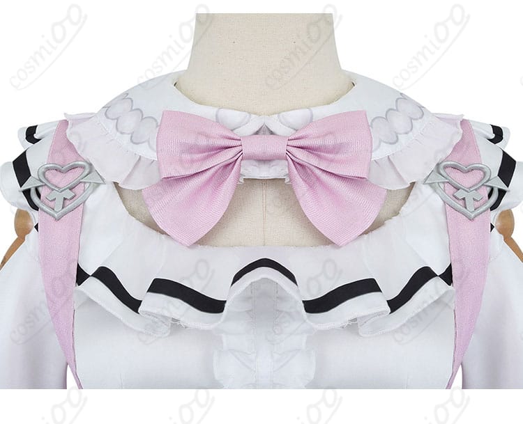 湊あくあコスプレ衣装の蝶結びのディテール