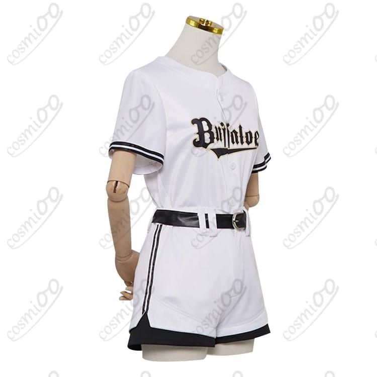 ホロライブ白銀ノエル応援ユニ風コスプレ｜オリックスコラボ風×高再現・通気性◎ - 3枚目の画像