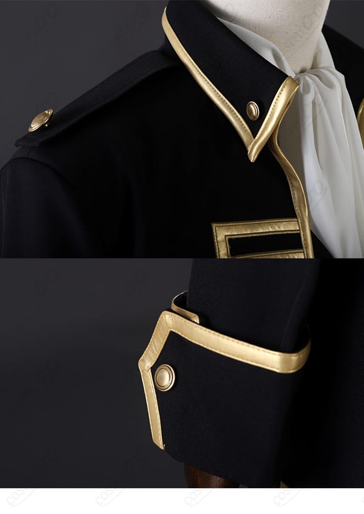 銀魂 コスプレ衣装の肩袖装飾。着ることでキャラクターの雰囲気が完全に再現されます。