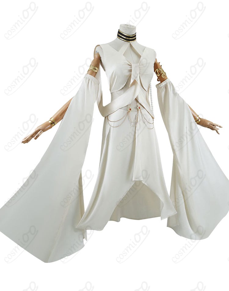 商品側面図 - 豊穣薬師 コスプレ衣装の側面ビュー、衣装のフィット感をチェック