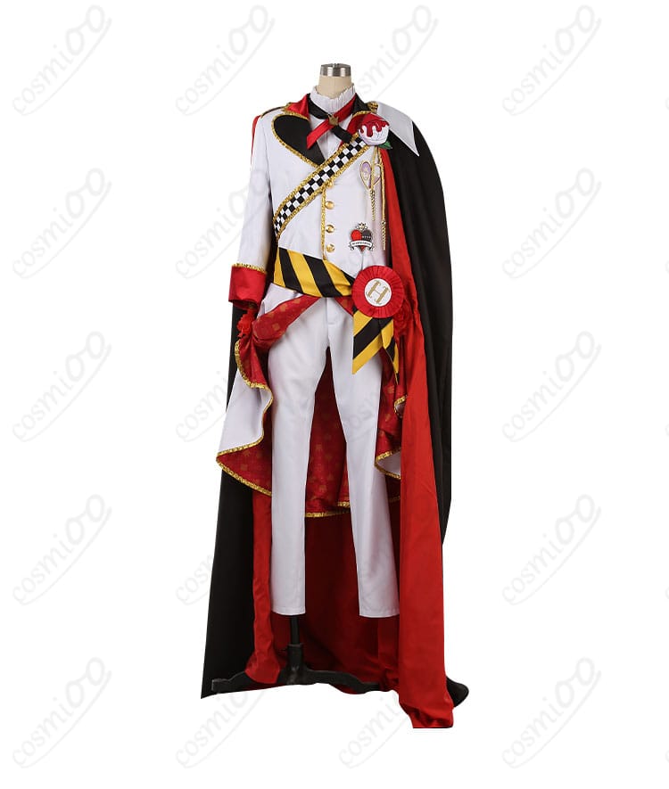 ツイステ エース・トラッポラ コスプレ衣装 ハーツラビュル寮 寮服 正面図