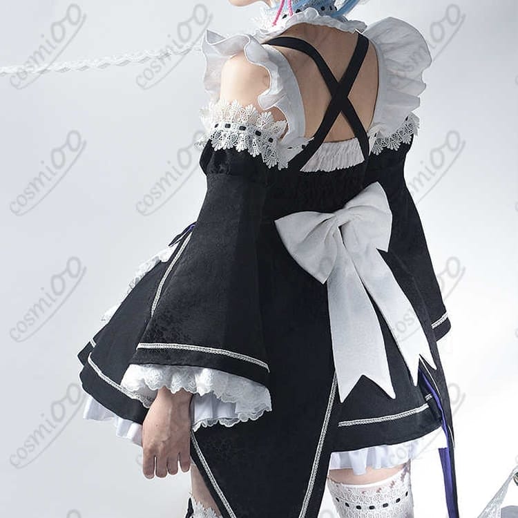 リゼロ レム/ラム メイド服コスプレ｜高品質・忠実再現・フルセット - 2枚目の画像