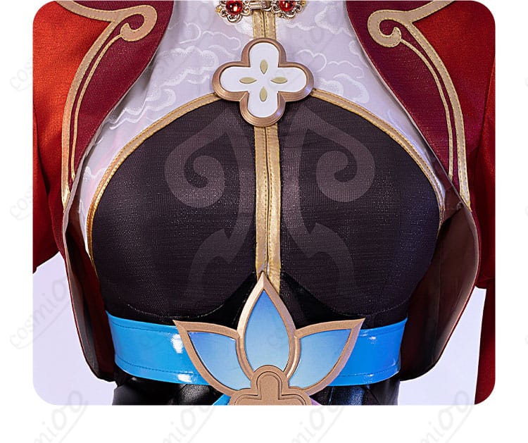 スターレイル 三月なのか 巡狩 コスプレ衣装 前胸装饰細節｜キャラクターらしいデザインが映える