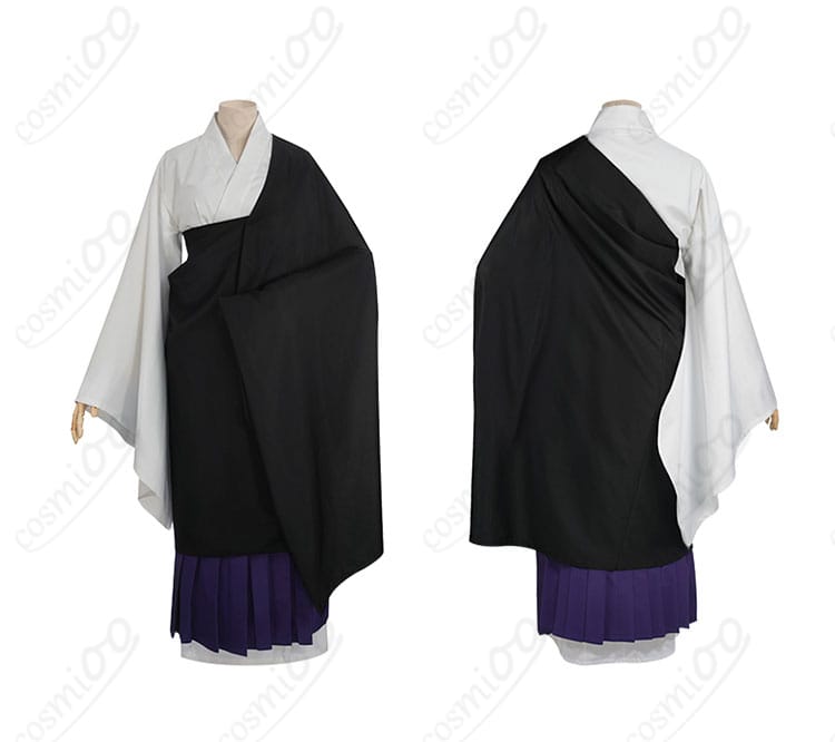 商品正面と背面の画像 - 裏梅 コスプレ衣装の前面と背面の詳細なディテール