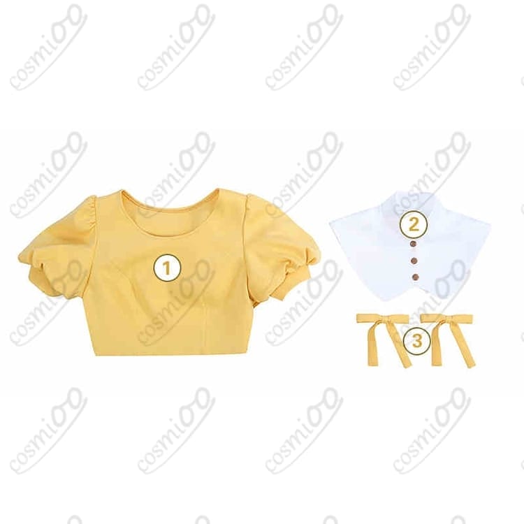 カードキャプターさくら 大道寺知世 私服ワンピース コスプレ 清楚で上品なシアーデザイン - 5枚目の画像