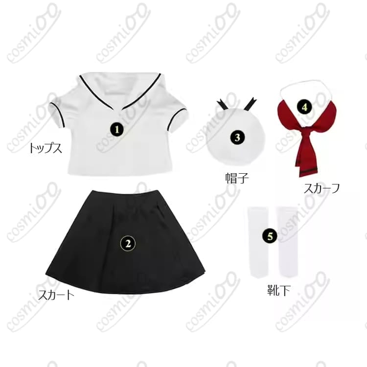 カードキャプターさくら 木之本桜 夏服コスプレ｜爽やか制服・高再現フルセット - 5枚目の画像