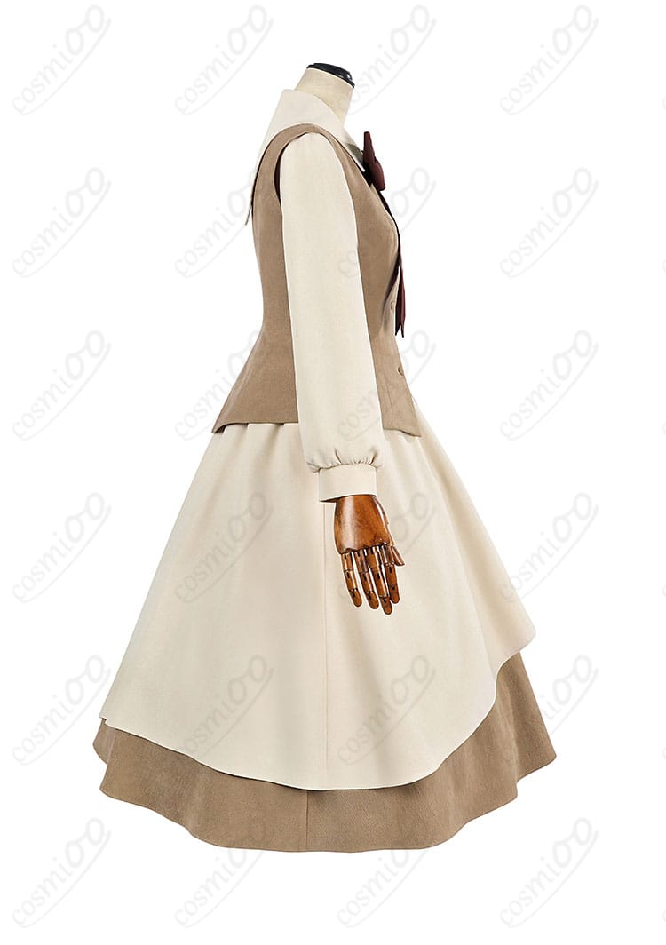 服の右側の細部画像。コスプレ衣装のディテール、完璧な仕立てで高い再現度を誇る。