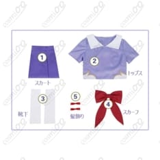 未来日記我妻由乃コスプレ制服高品質・フルセット・送料無料桜見中学モデル - 4枚目の画像（サムネイル）