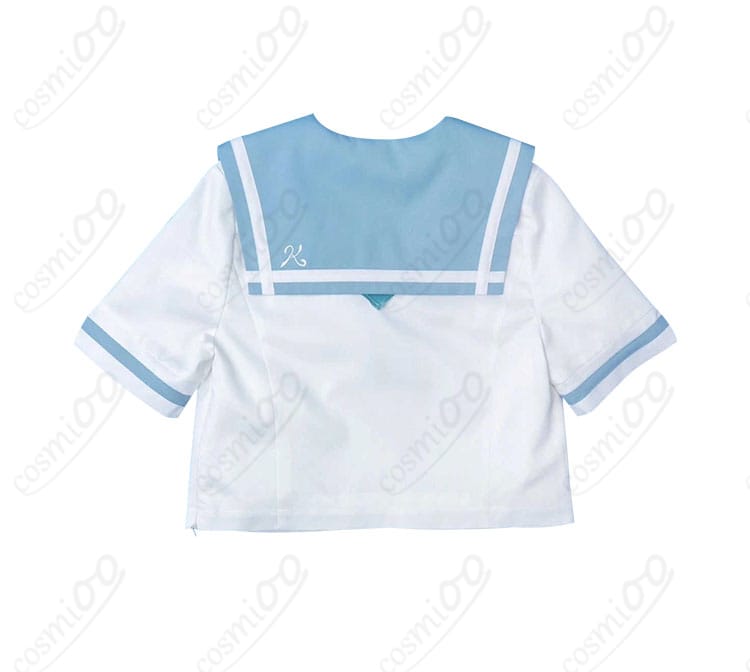 鎧塚みぞれ 夏制服 コスプレ衣装 背面ディテール。キャラクターの特徴的なデザインを忠実に再現。