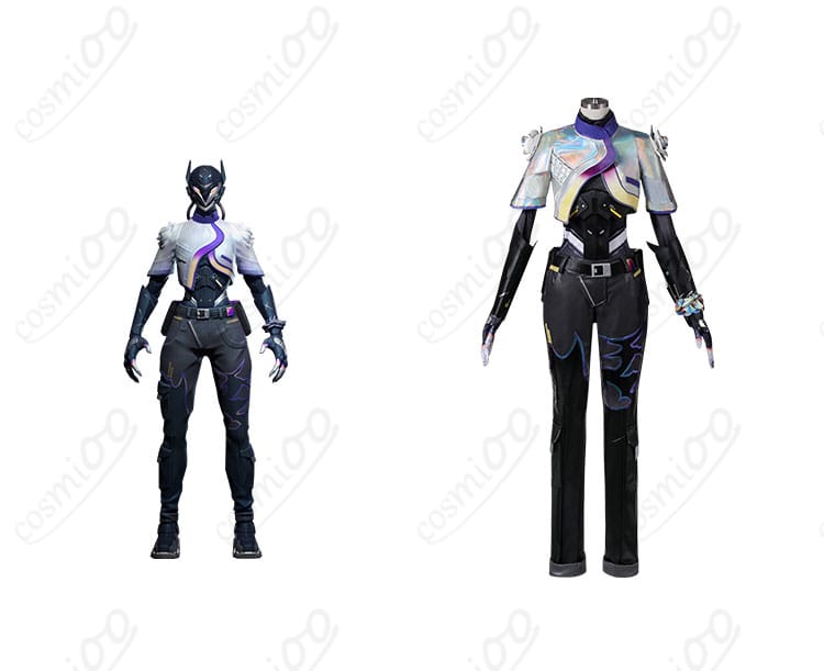 商品正面とキャラクターヴァイス（ヴァイパー）の融合画像 - 高精度再現のコスプレ衣装