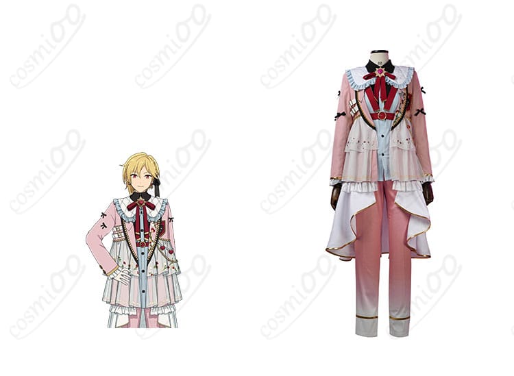 あんさんぶるスターズ！！ 仁兎なずな コスプレ衣装 正面とキャラクターの融合画像
