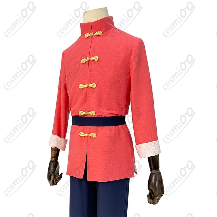 らんま1/2 早乙女乱馬 コスプレ衣装 赤カンフー服 高品質・サイズ豊富 - 3枚目の画像