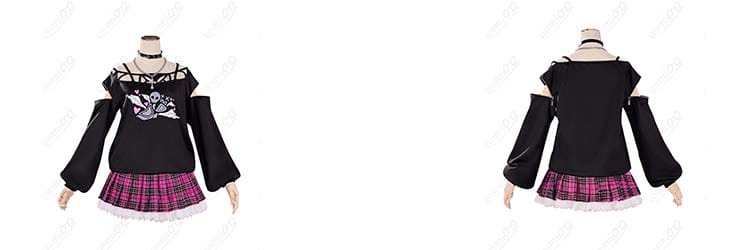 鏡音リン ドンキ描き下ろし風カジュアル｜スウェット×プリーツ 高再現コスプレ衣装