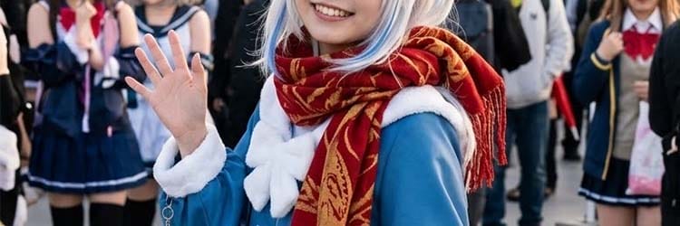 がうる・ぐら 新春着物コスプレ｜元気いっぱいサメちゃんの可愛さを再現