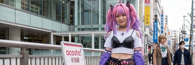 綺々羅々ヴィヴィ風 コスプレ衣装 ホロライブVTuberらしいポップ感と映えを楽しめる一着