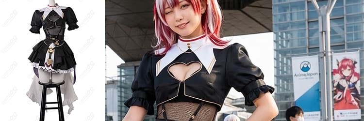 宝鐘マリン コスプレ衣装 フルセット｜海賊モチーフを華やかに再現、撮影映えも叶う一着