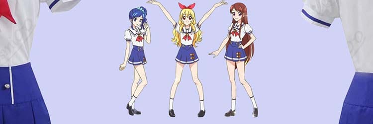 アイカツ！星宮いちご・霧矢あおい 夏制服コスプレ衣装｜サイズ・セット内容・おすすめシーン