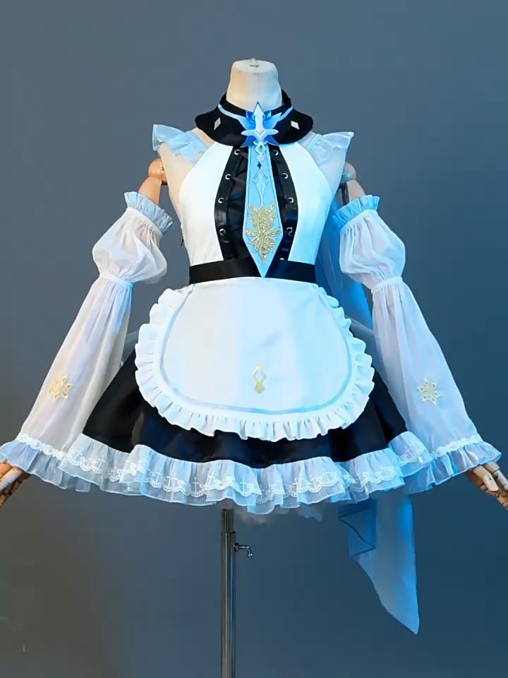 原神エウルアのメイド服コスプレ衣装フルセットが登場。高品質素材で細部まで再現し、イベントや撮影に最適。返品無料・安心通販のCOSMIOO公式で今すぐチェック！